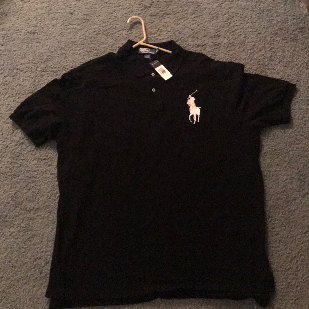 NWT Polo by Ralph Lauren black polo shirt